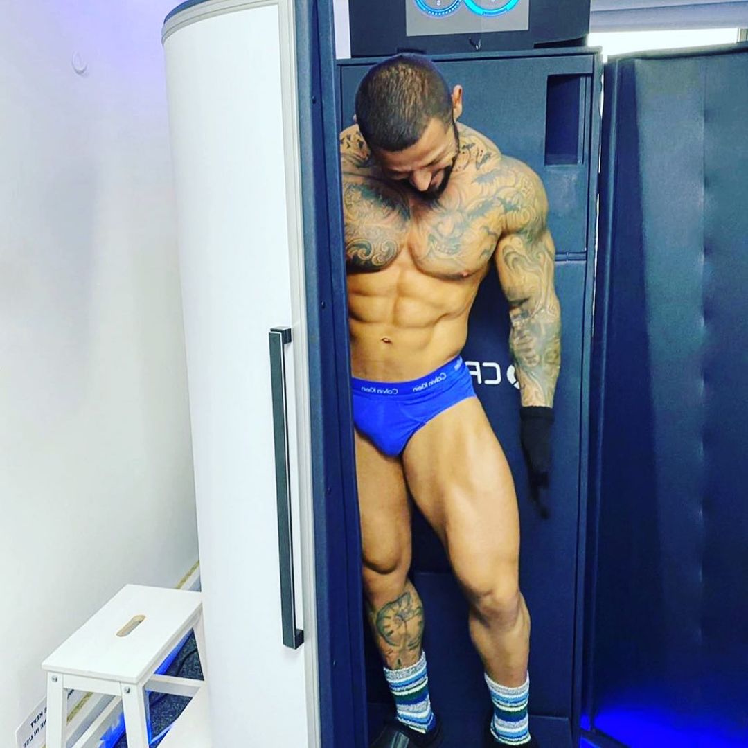 Athlete posing after Cryo Refresh Cryotherapy session